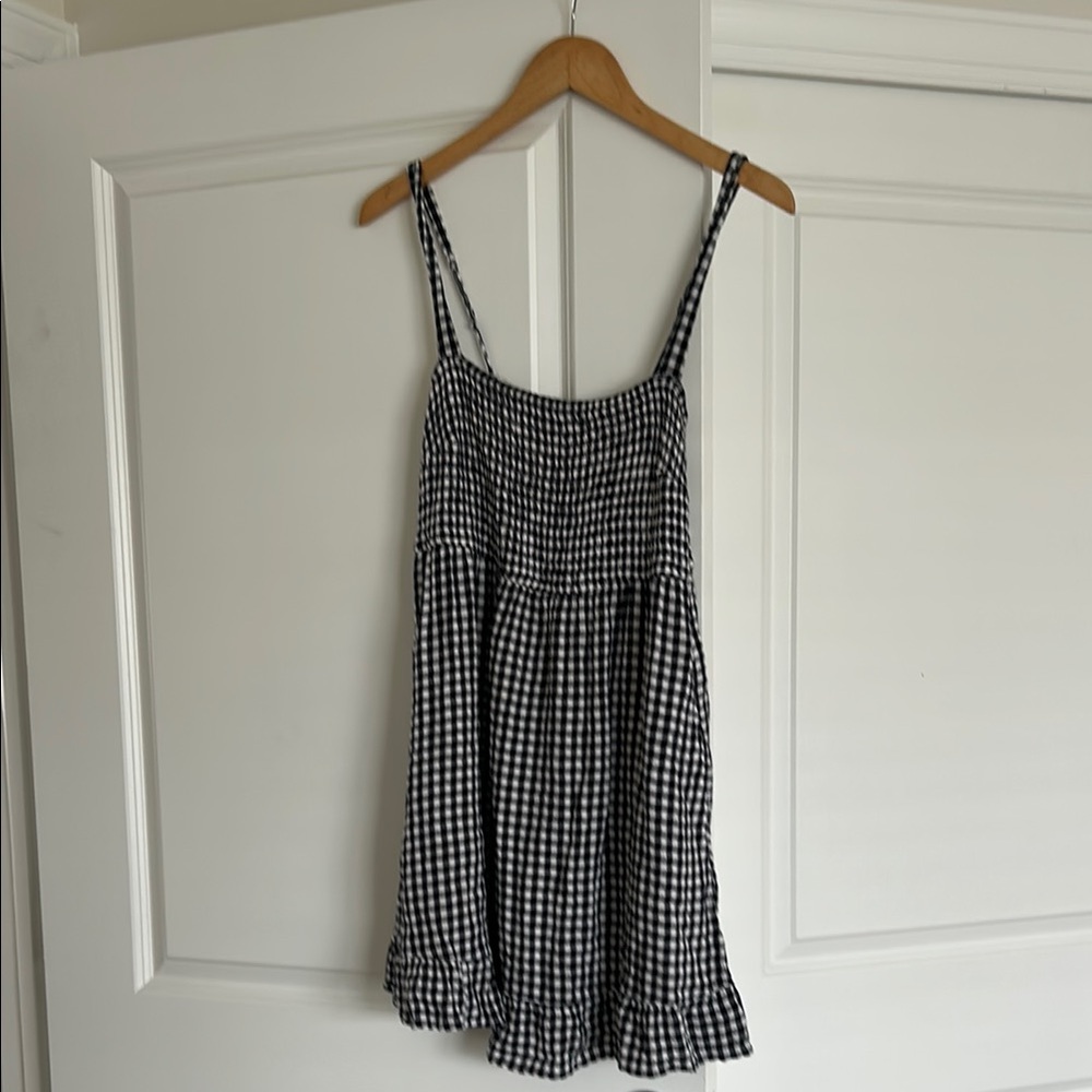 Abercrombie Navy/White Gingham Dress